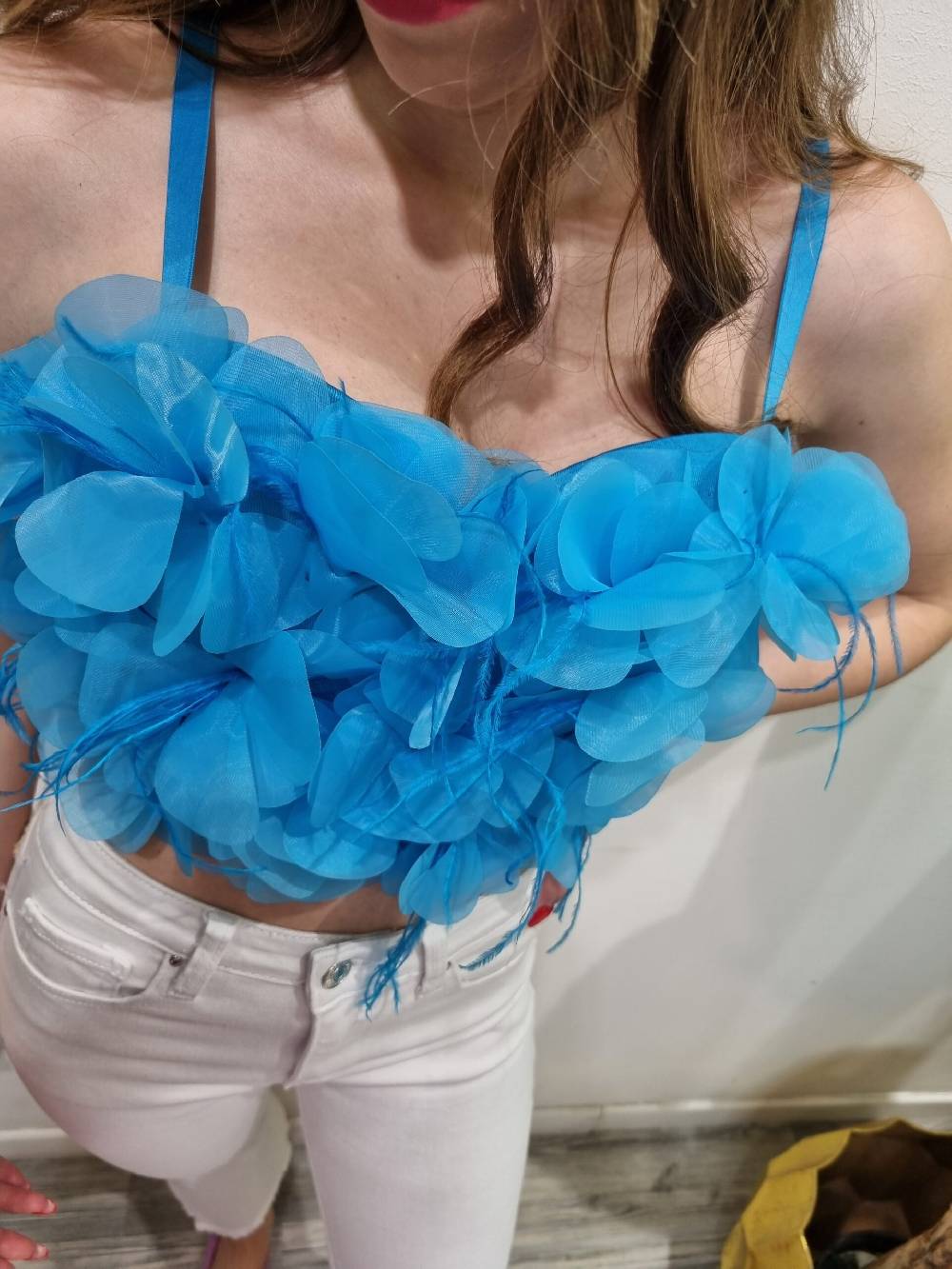 Le Chicche Bustier Azzurro Pool Qualità