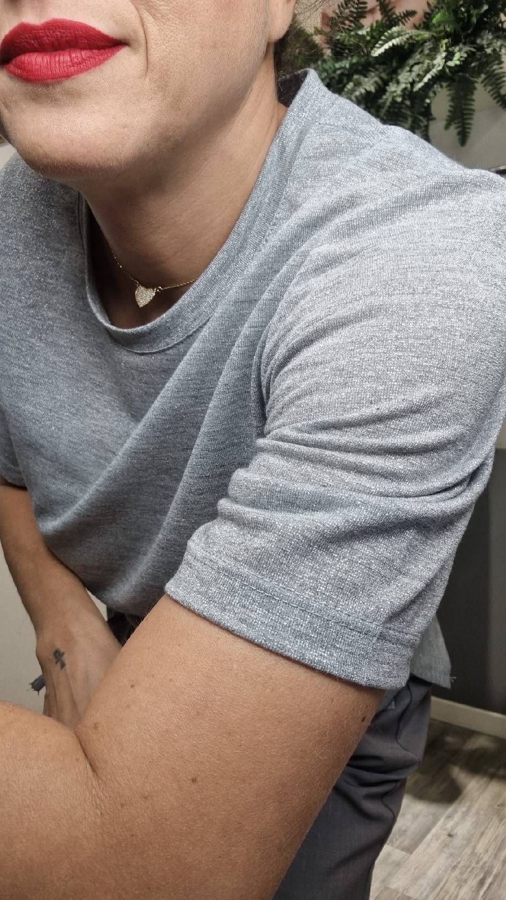 Le Chicche T-shirt Lurex 951 Spedizione Gratuita