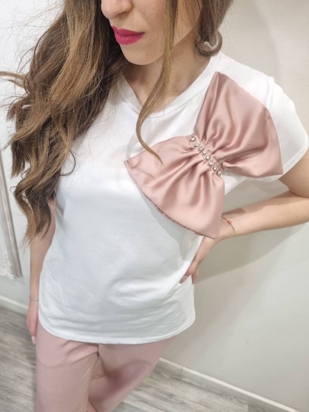 Le Chicche T-Shirt Fiocco Sottocosto