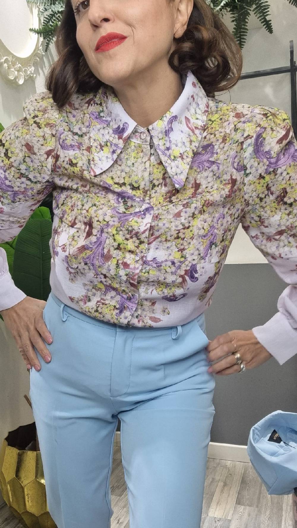 Le Chicche Camicia Flowers Vendite Flash