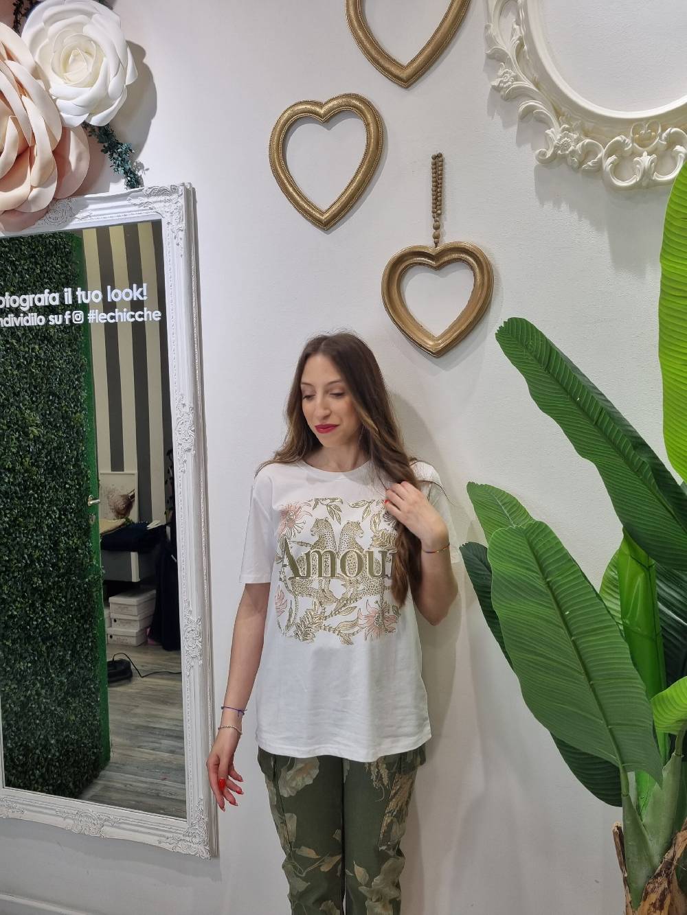 Le Chicche T-shirt Amour In Linea