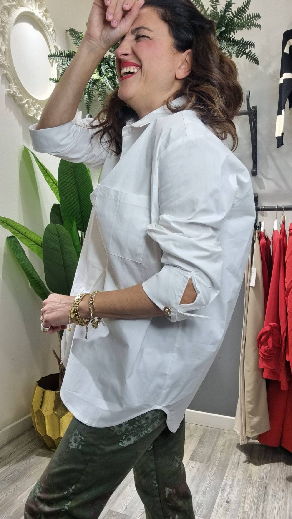Le Chicche Camicia Oversize Cotone Pezzi Unici