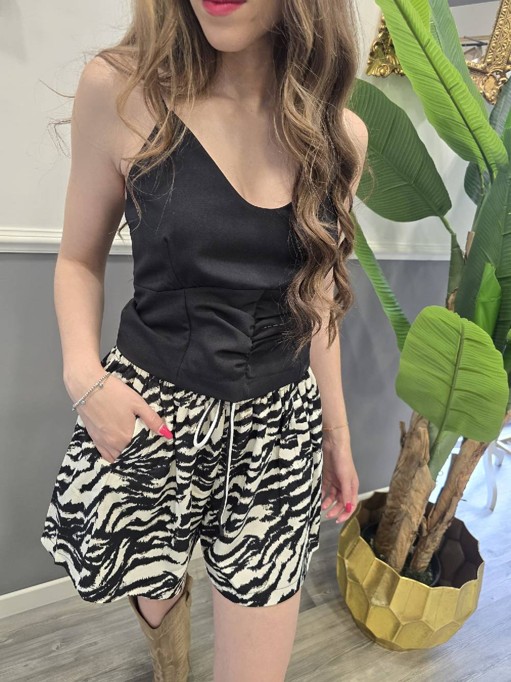 Le Chicche Shorts Striato Negozi Online