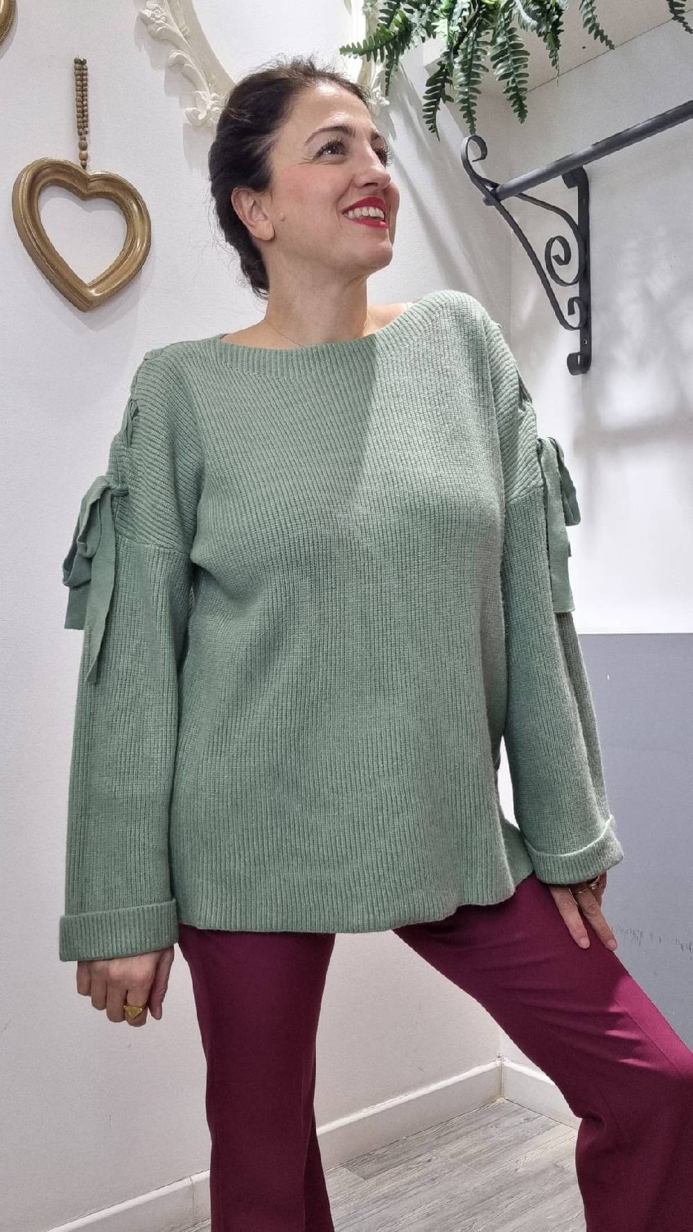 Le Chicche Pullover Intreccio Presa