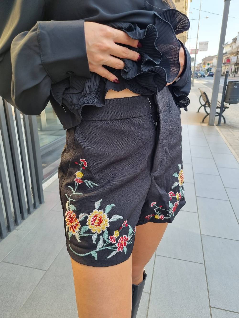 Le Chicche Shorts Flowers Outlet