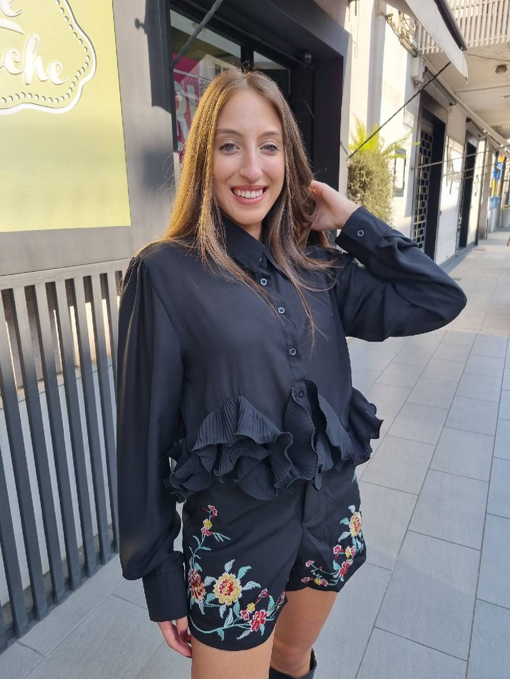 Le Chicche Shorts Flowers Outlet
