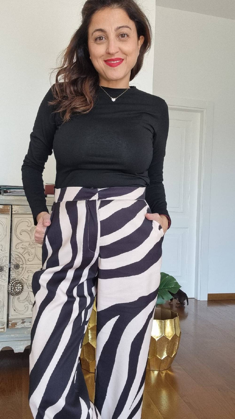 Le Chicche Pantalone Striato Negozio