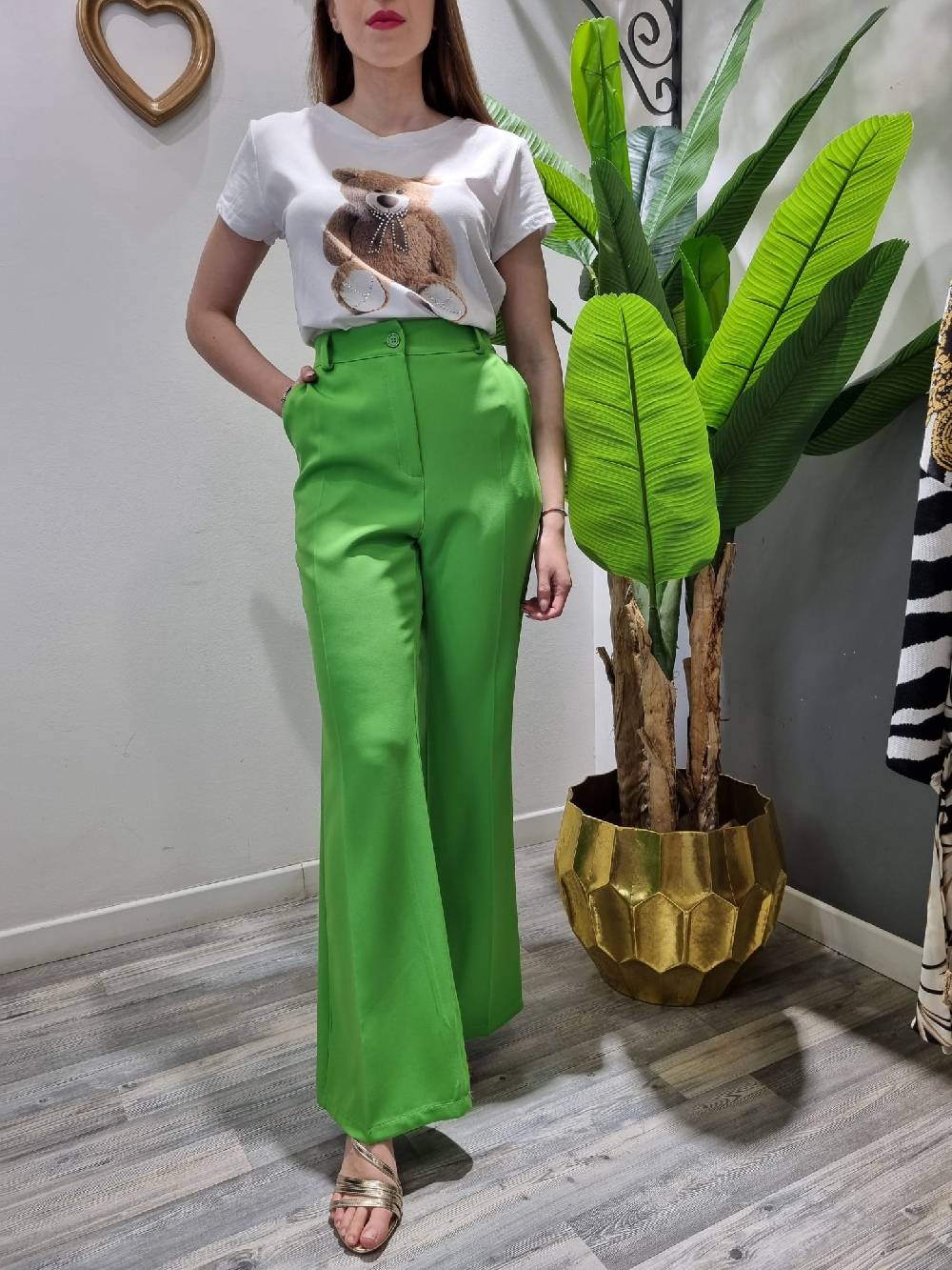 Le Chicche Pantalone Zampa 956 Nuovo