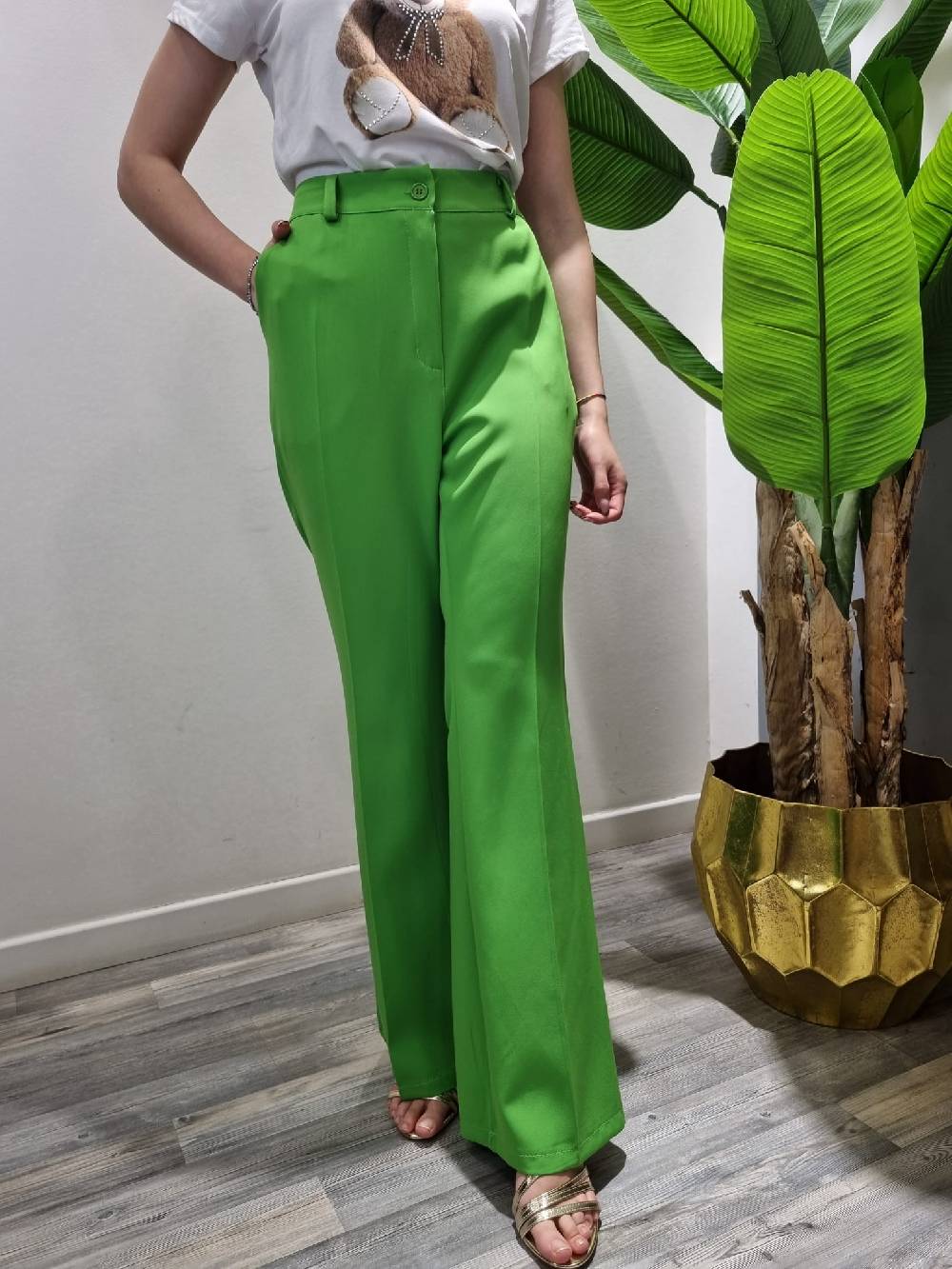 Le Chicche Pantalone Zampa 956 Nuovo