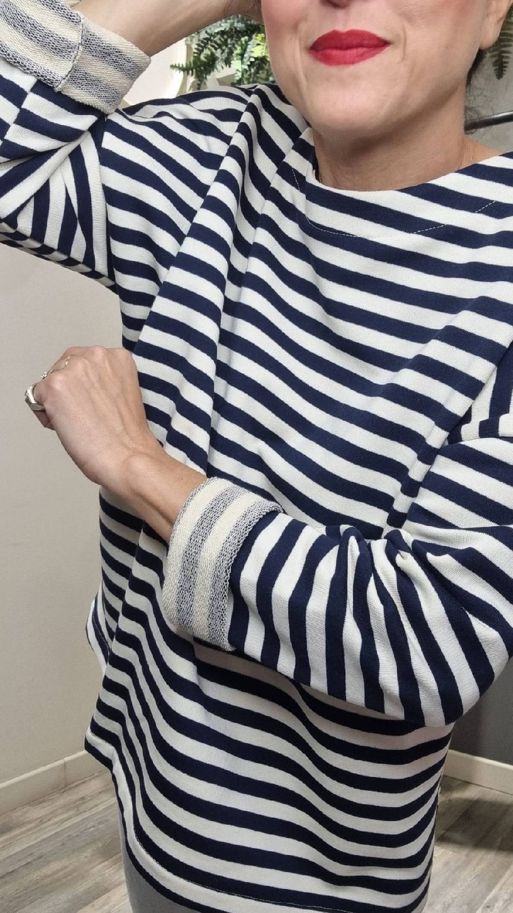 Le Chicche felpa Blu/Burro 990 Saldi Di Fabbrica