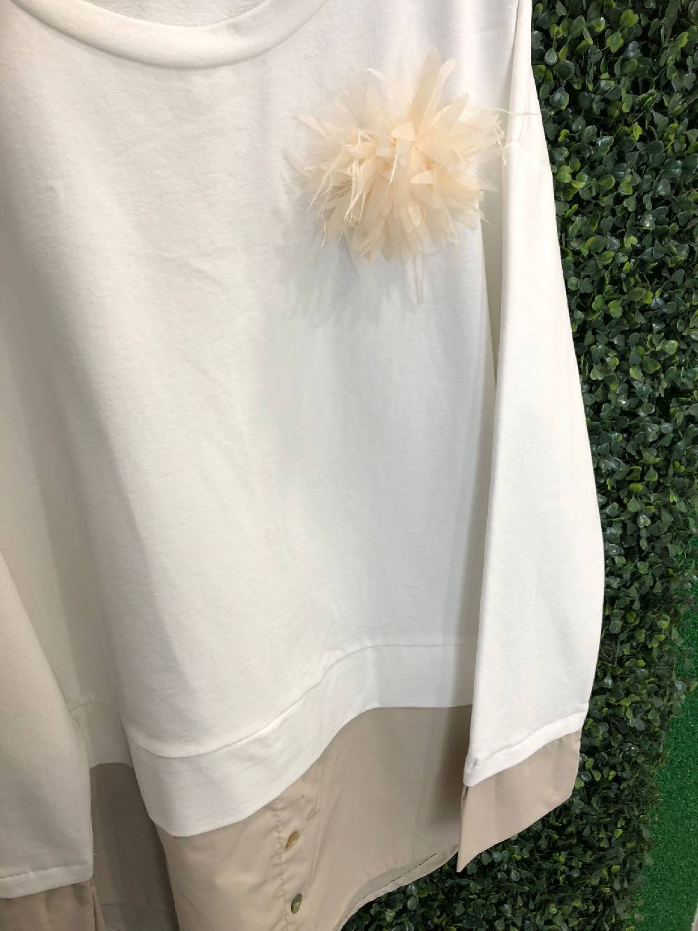 Le Chicche Felpa Inserto Camicia 108 Moda
