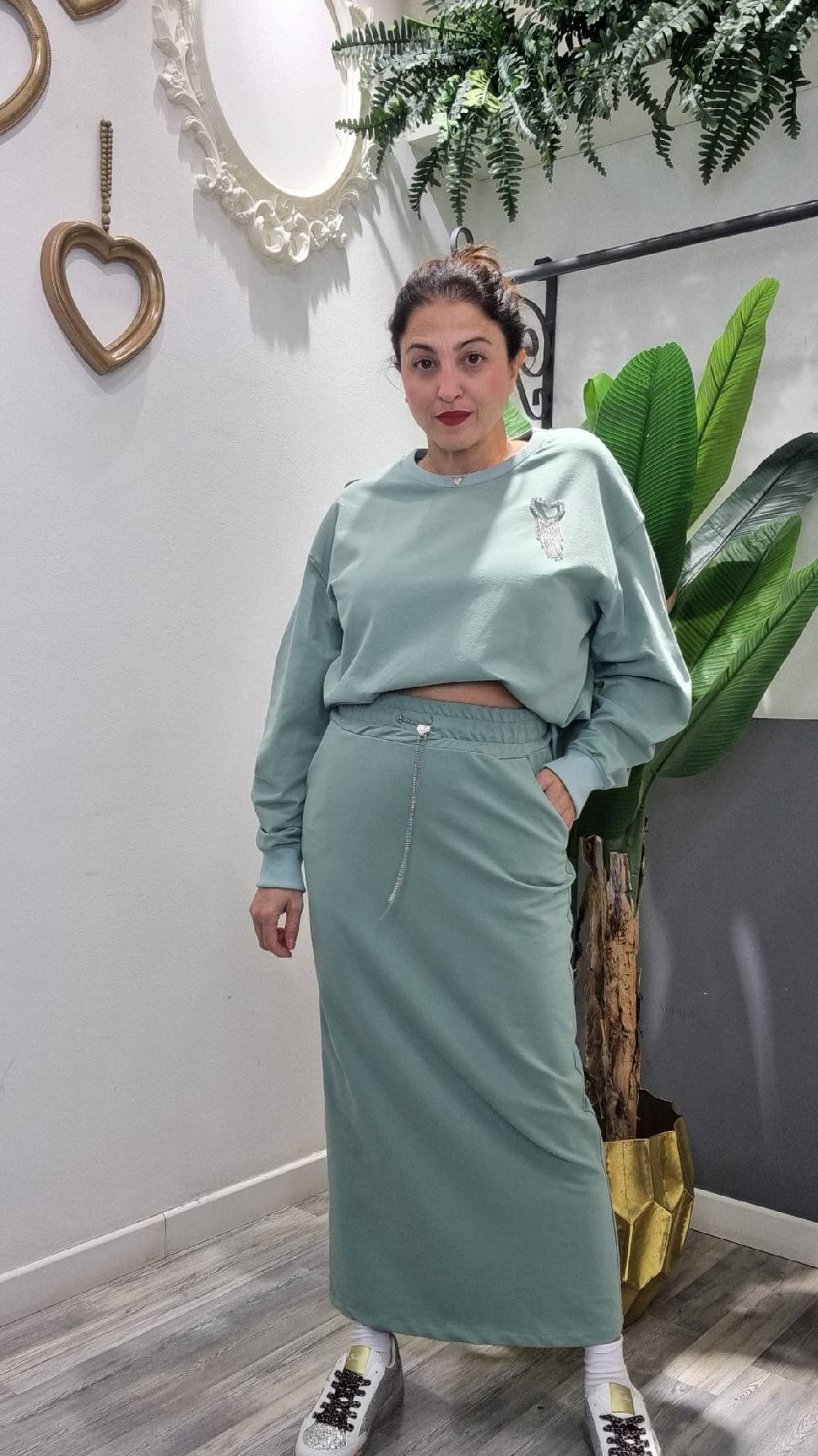 Le Chicche Felpa Menta Italia