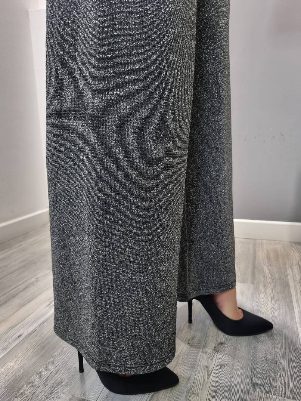 Le Chicche Pantalone Lurex Silver Pezzi Unici
