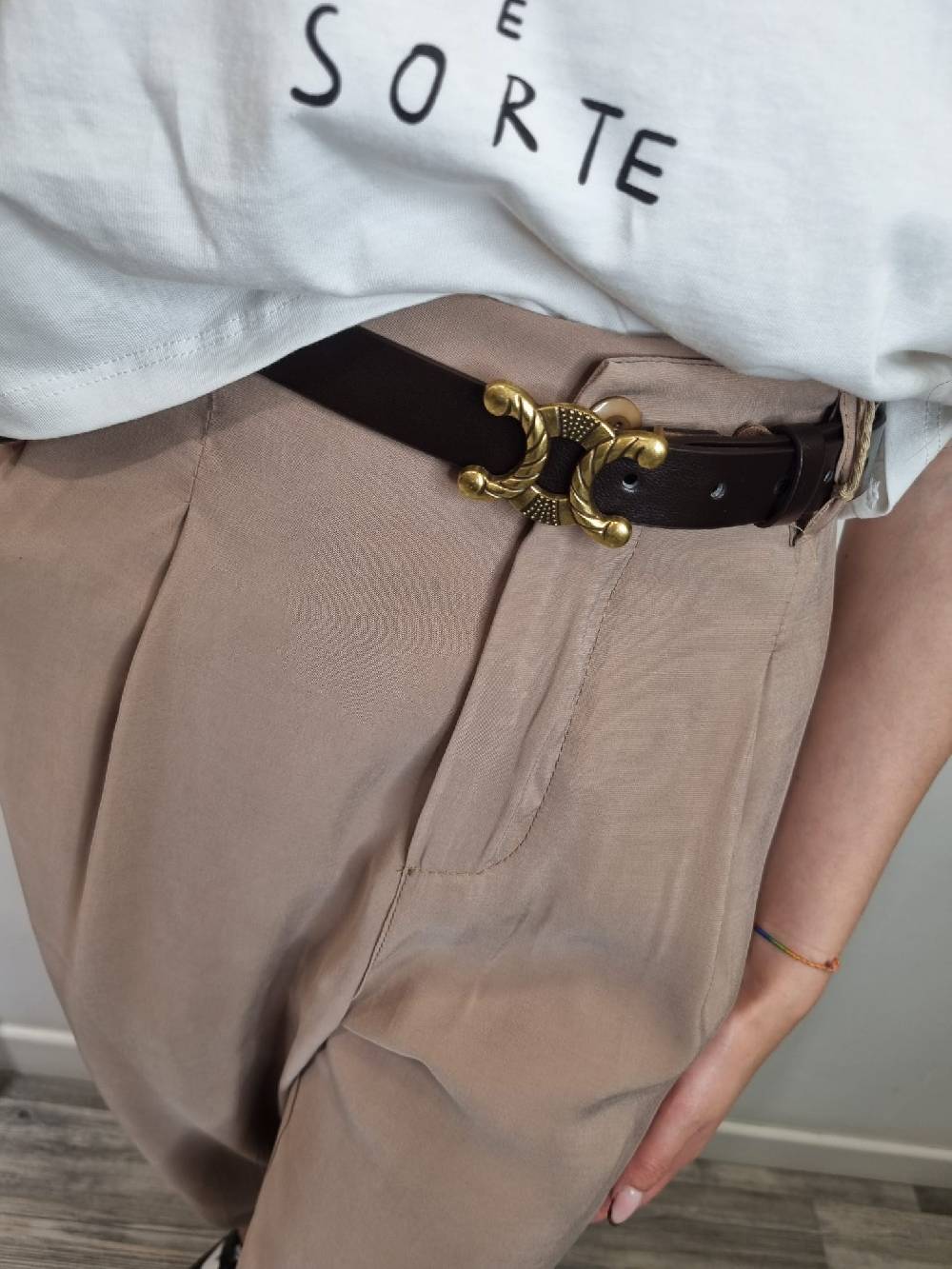 Le Chicche Pantalone Nocciola 321 Acquista Ora
