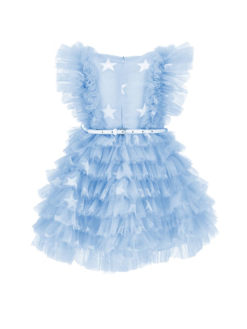 Monnalisa Abito tulle stampato con ruches Ultimo giorno