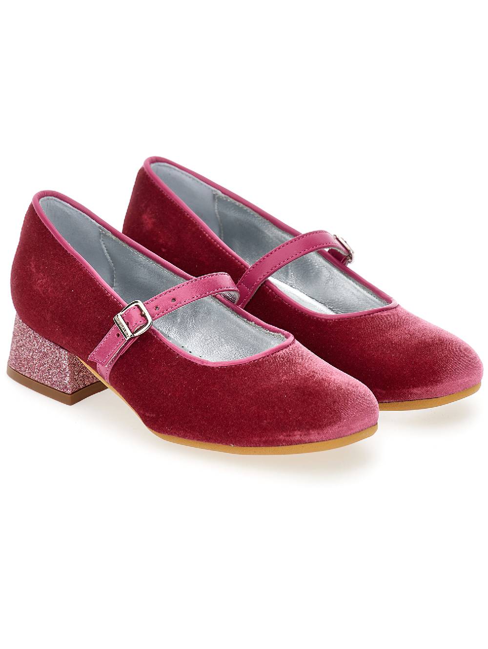 Monnalisa Scarpe modello Dorothy velluto Nuovo