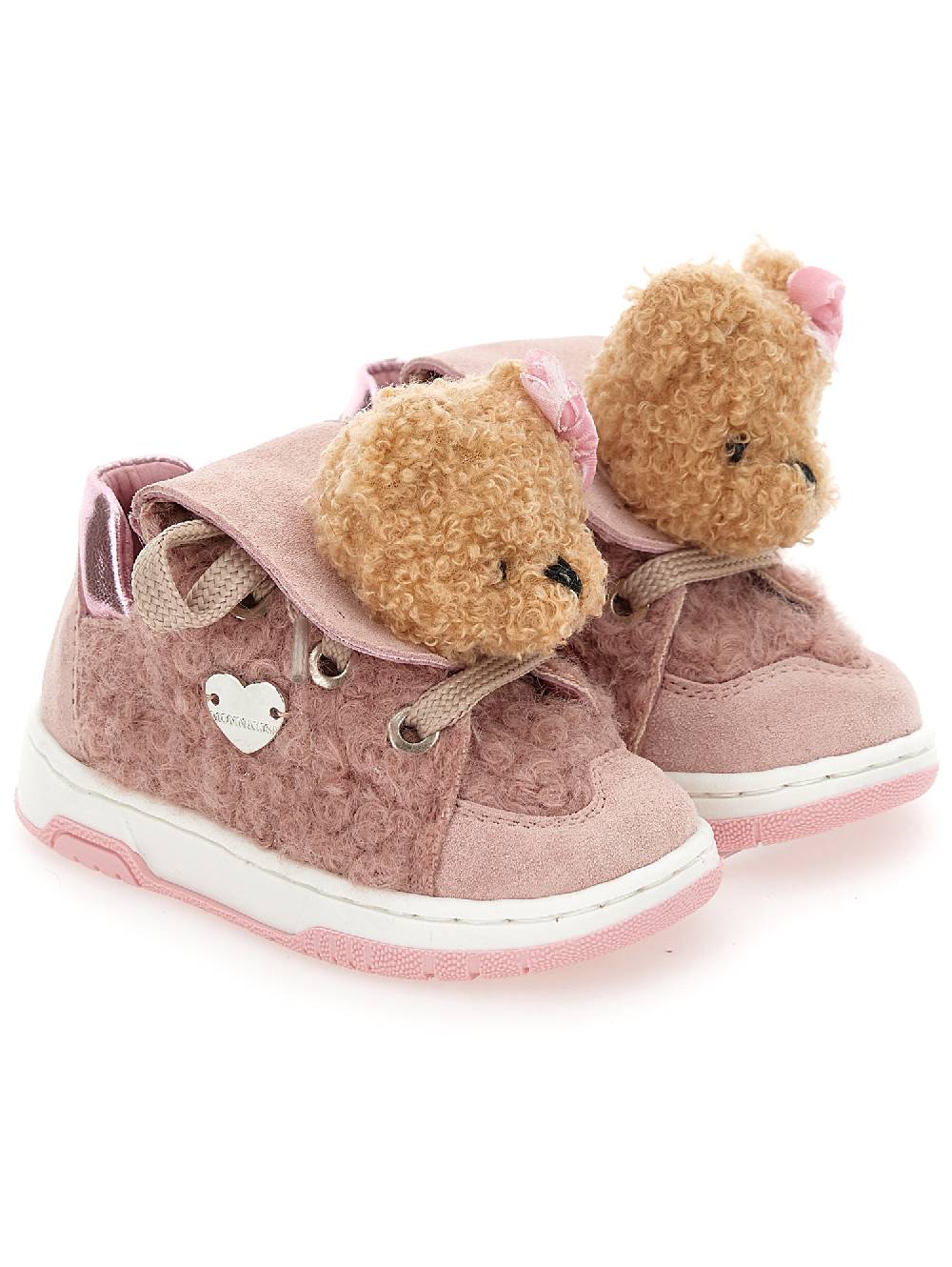 Monnalisa Scarpe tennis peluche con orsetto Spedizione Gratuita