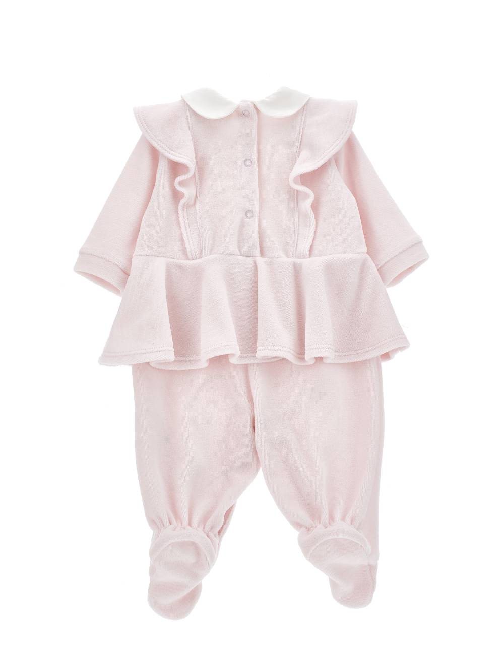 Monnalisa Tutina ciniglia con plastron Outlet