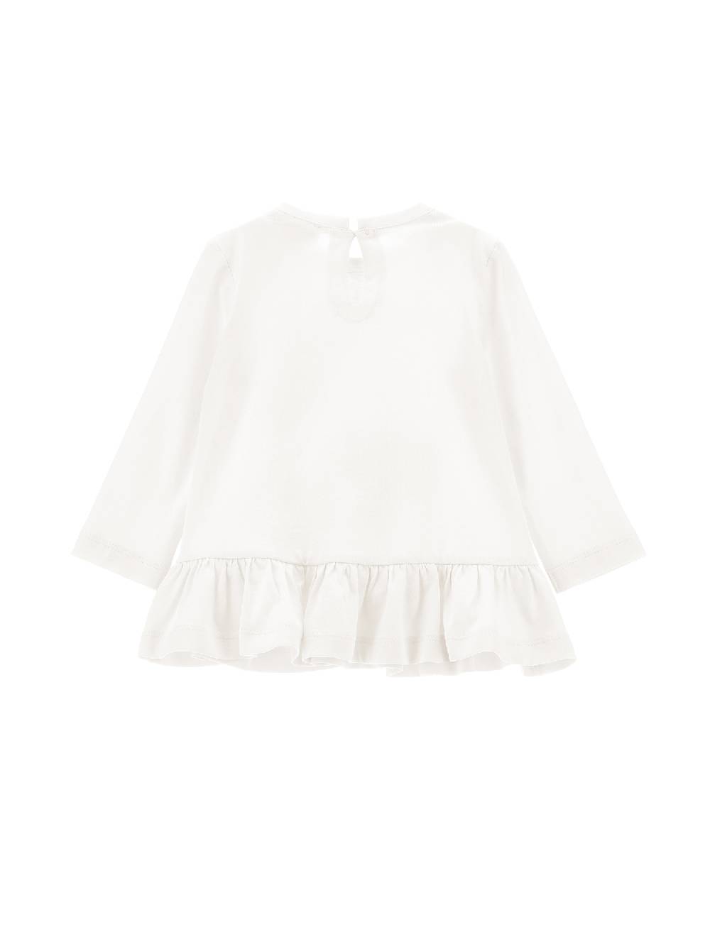 Monnalisa T-shirt lunga cotone con Dumbo e strass Fino Al -60%