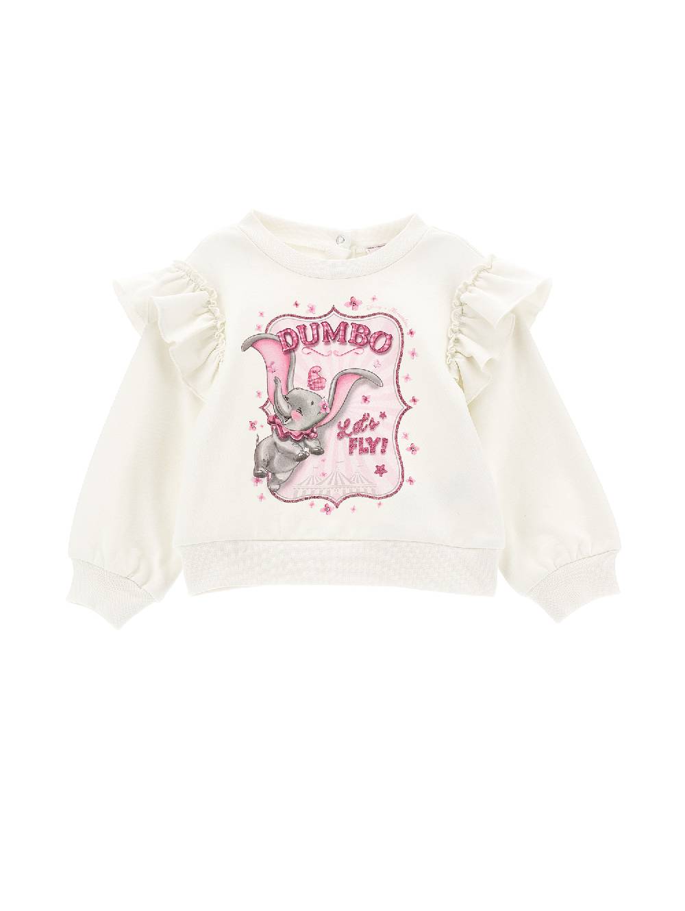 Monnalisa Felpa romantica con Dumbo