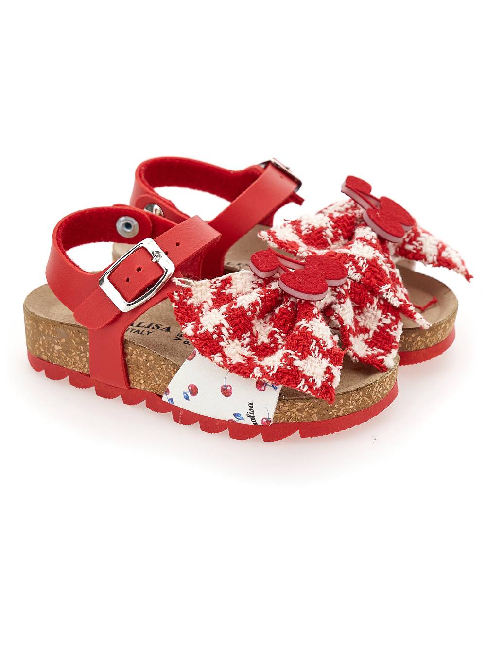 Monnalisa Sandali con fiocco e ciliegie Hotsell