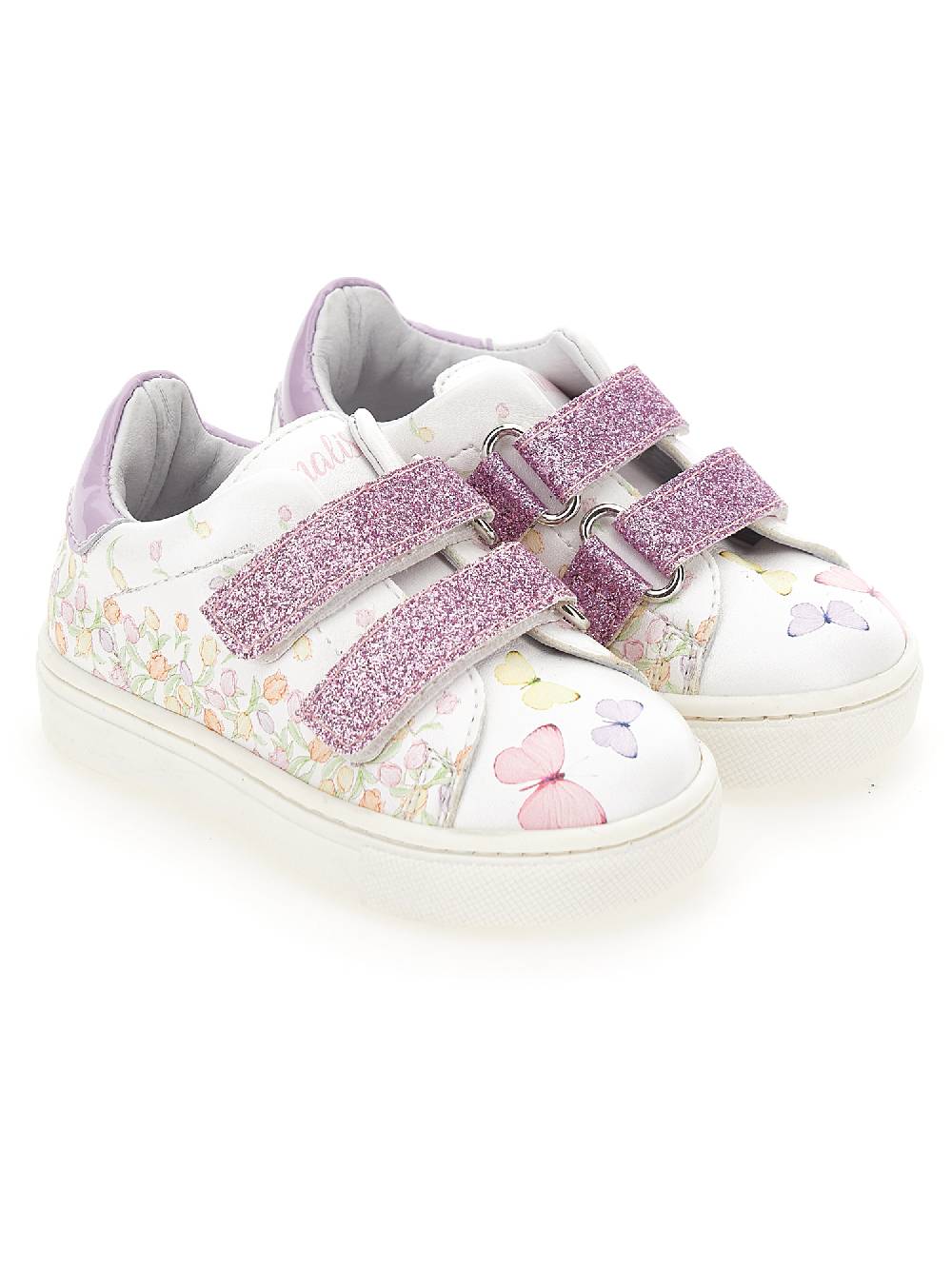 Monnalisa Sneakers tessuto tecnico glitter 2025