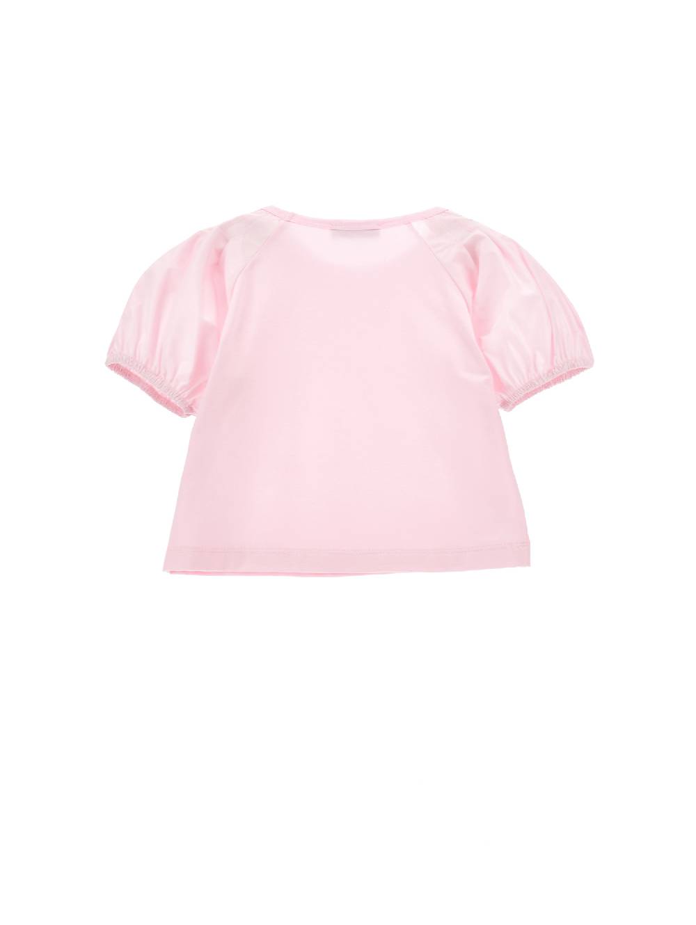 Monnalisa T-shirt jersey maniche in popeline Consegna Veloce