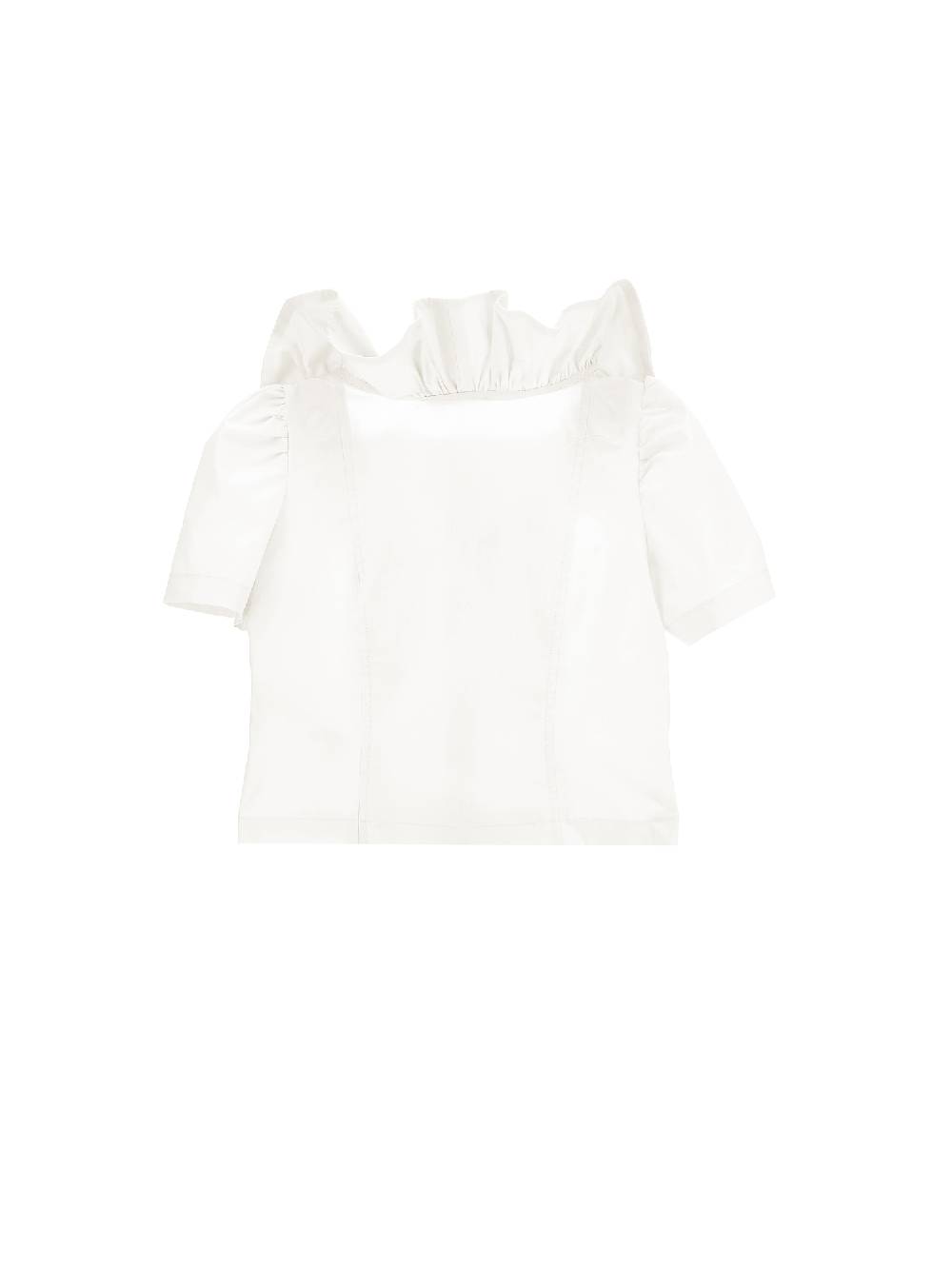 Monnalisa Camicia popeline con volants Offerte