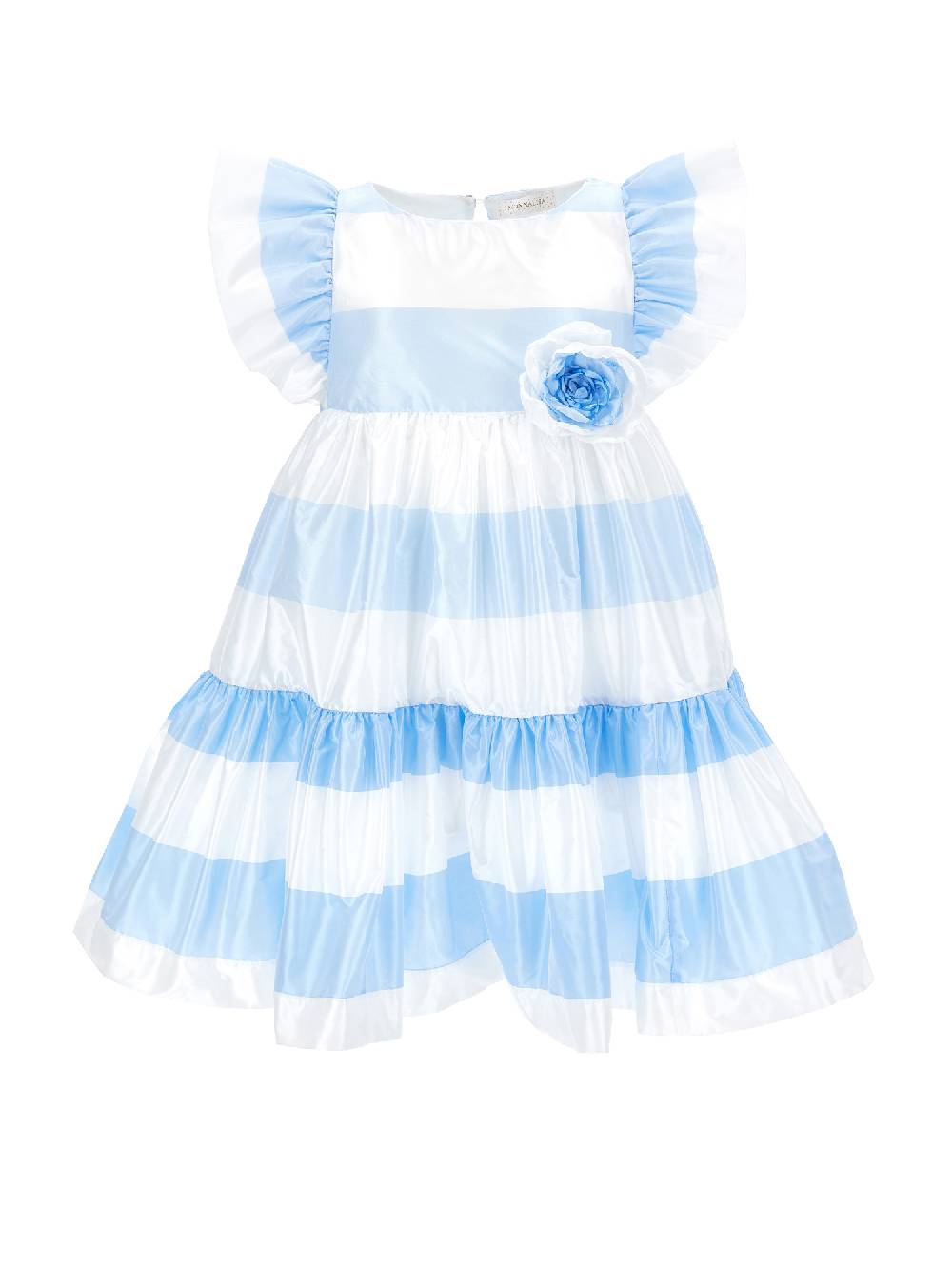 Monnalisa Abito taffeta righe