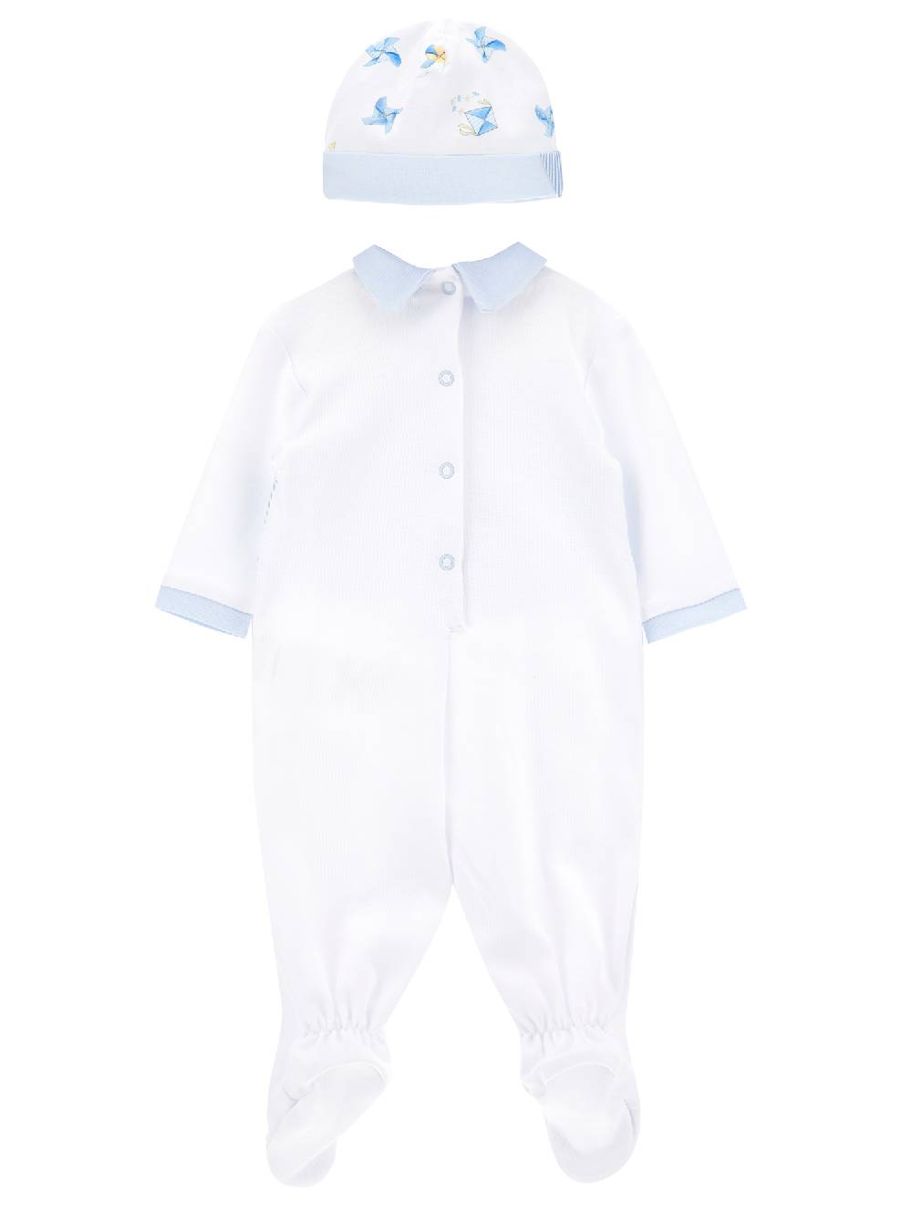 Monnalisa Completo neonato, due pezzi cotone Duty-free