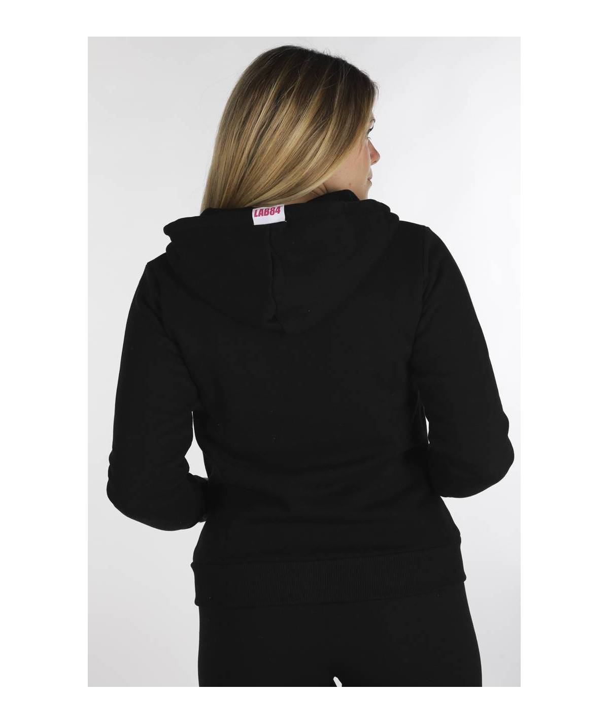 Lab84 FELPA FULL ZIP CAPP.+TASCA FILO+CERNIERA Online