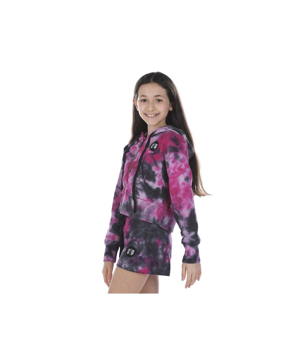 Lab84 FELPA ZIP CROP TOP Fino Al -60%