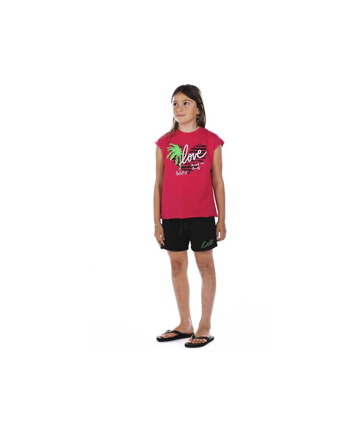 Lab84 T-SHIRT CROP TOP Vendita Economica