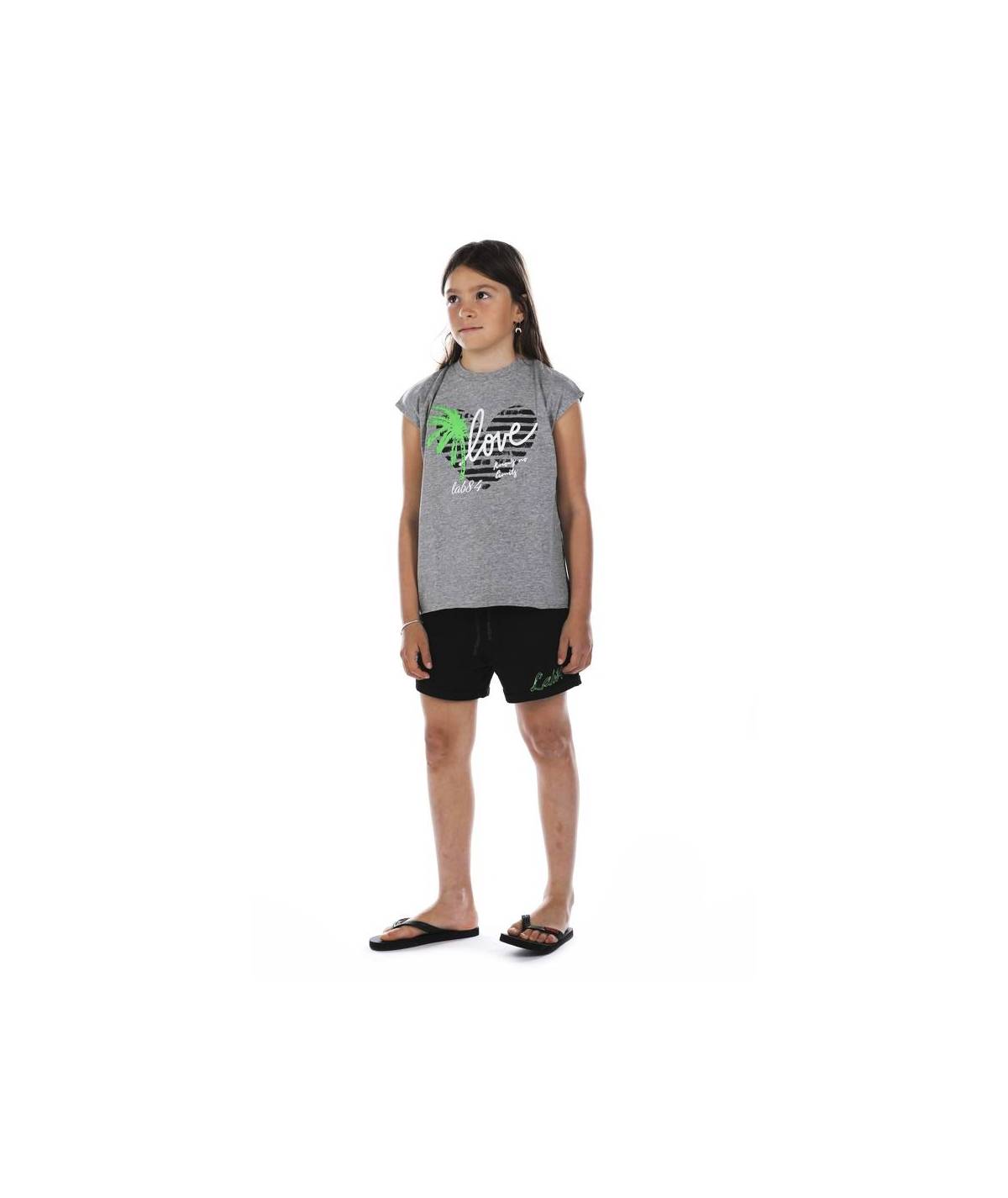 Lab84 T-SHIRT CROP TOP Saldi Di Fabbrica