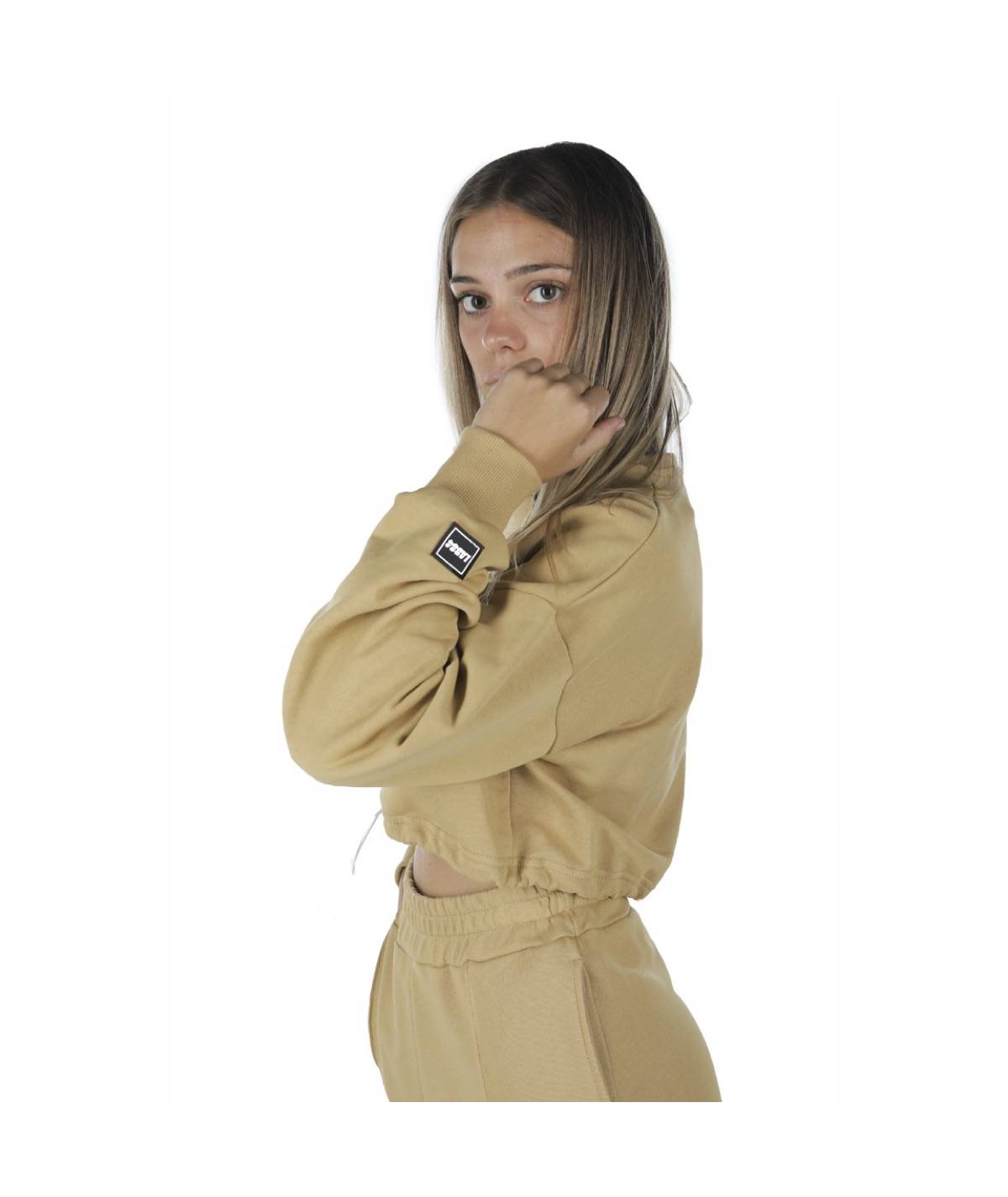 Lab84 FELPA CROP TOP Saldi Di Fabbrica
