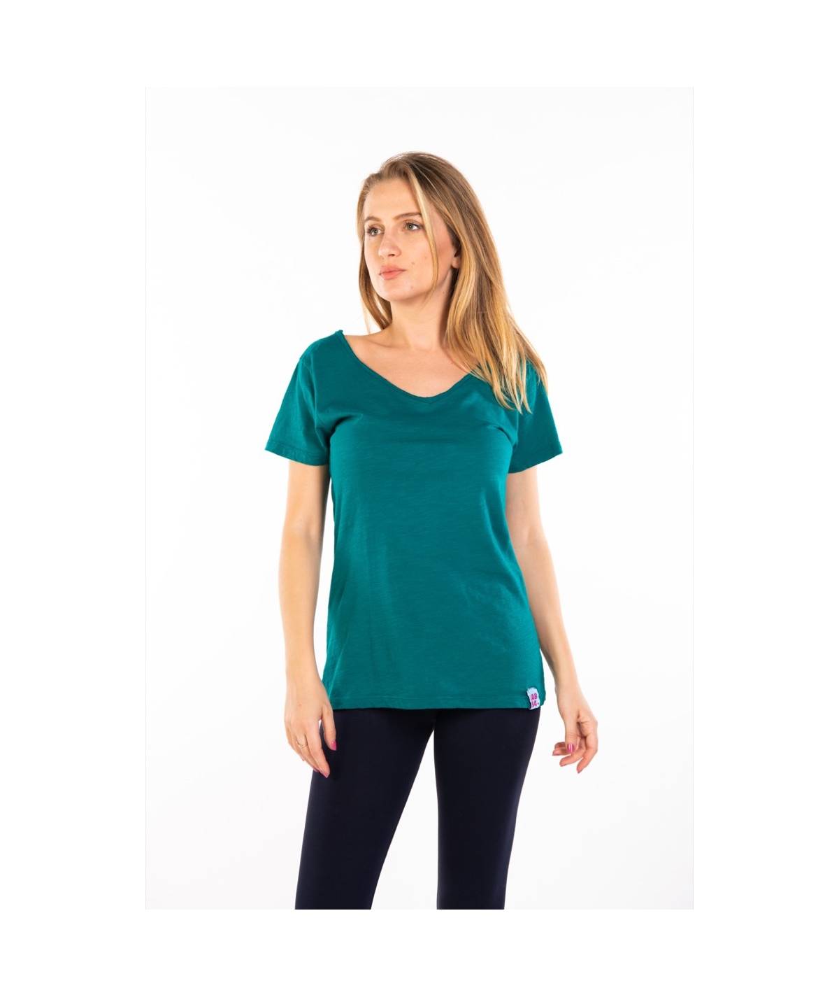 Lab84 T-SHIRT COLLO V