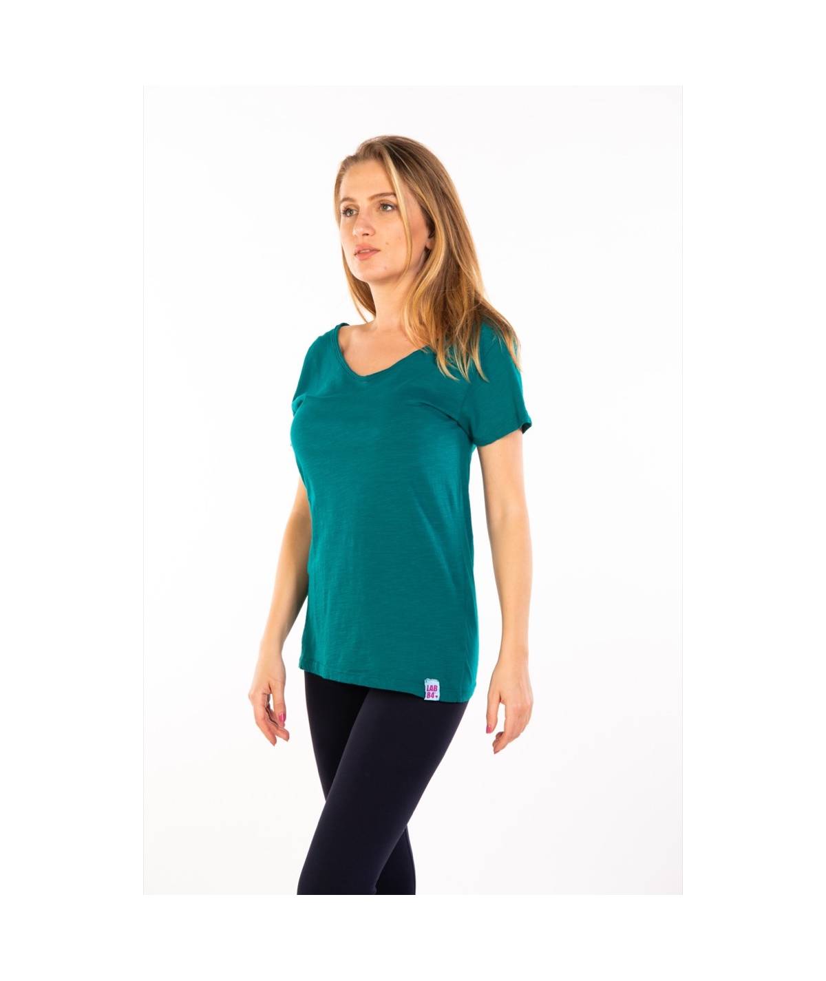 Lab84 T-SHIRT COLLO V Economico