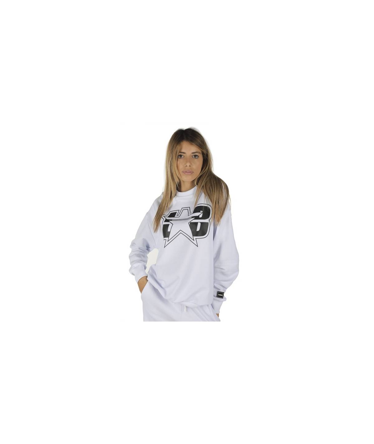 Lab84 FELPA GIROCOLLO OVER