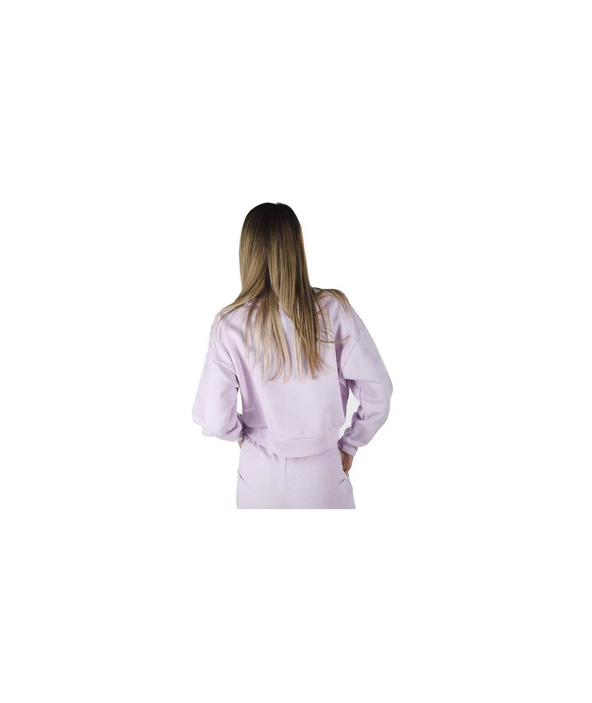 Lab84 FELPA CROP TOP GIROCOLLO Fino Al -60%