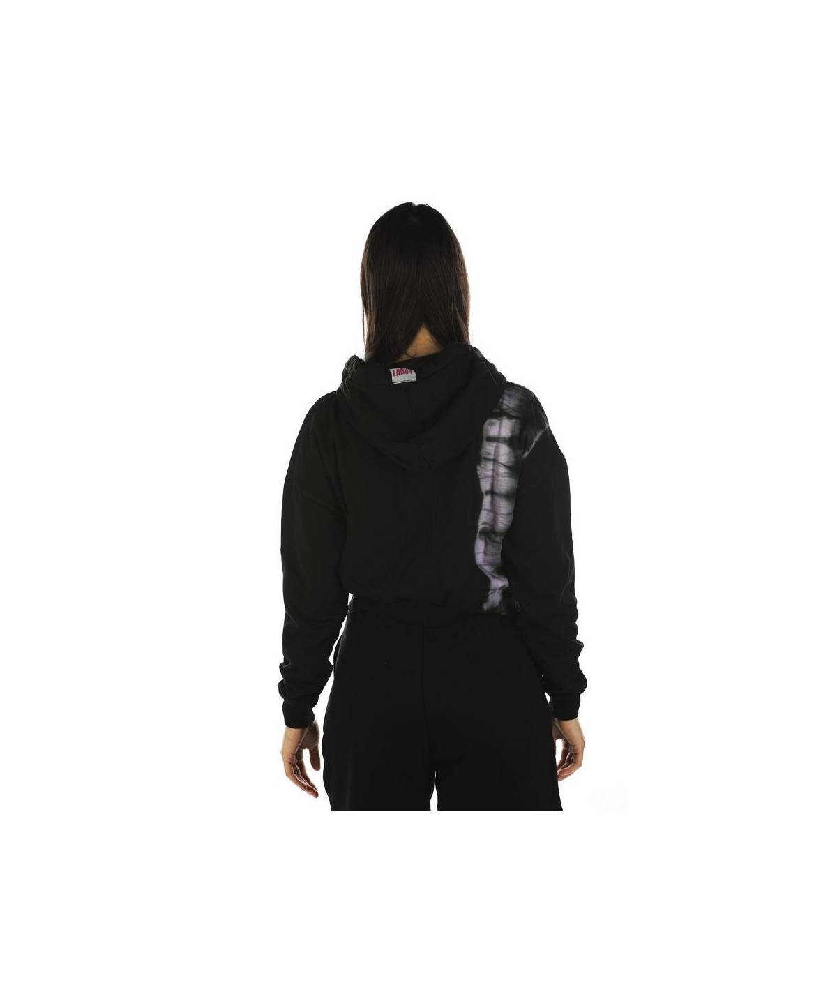 Lab84 FELPA ZIP CROP TOP Presa