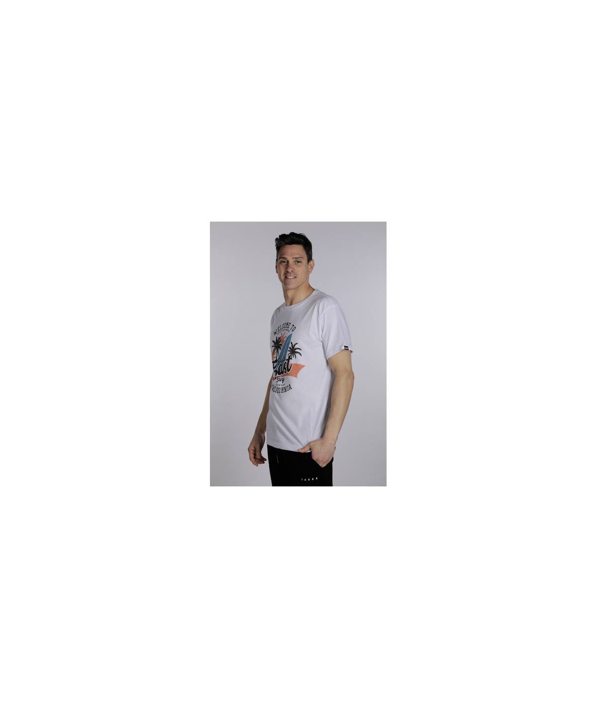 Lab84 T-SHIRT GIROCOLLO STAMPA Negozio