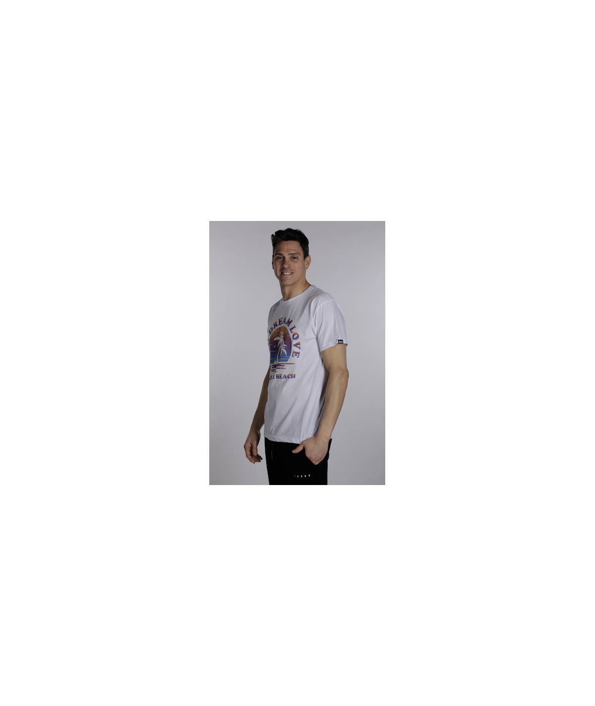 Lab84 T-SHIRT GIROCOLLO STAMPA In Saldo