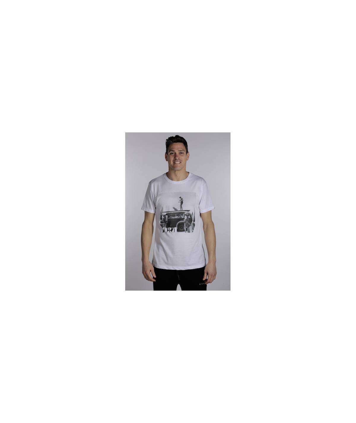 Lab84 T-SHIRT GIROCOLLO STAMPA Moda