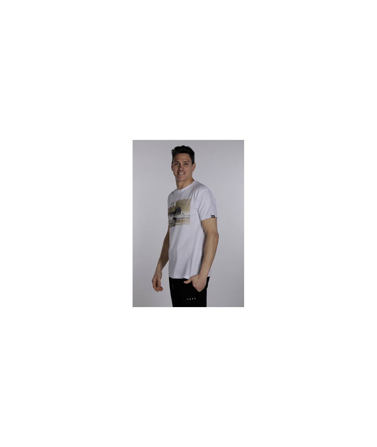 Lab84 T-SHIRT GIROCOLLO STAMPA Spedizione gratuita