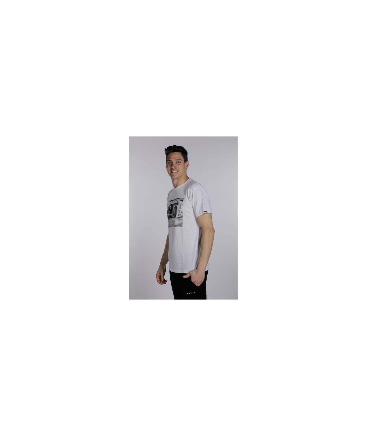 Lab84 T-SHIRT GIROCOLLO STAMPA Prezzo di fabbrica