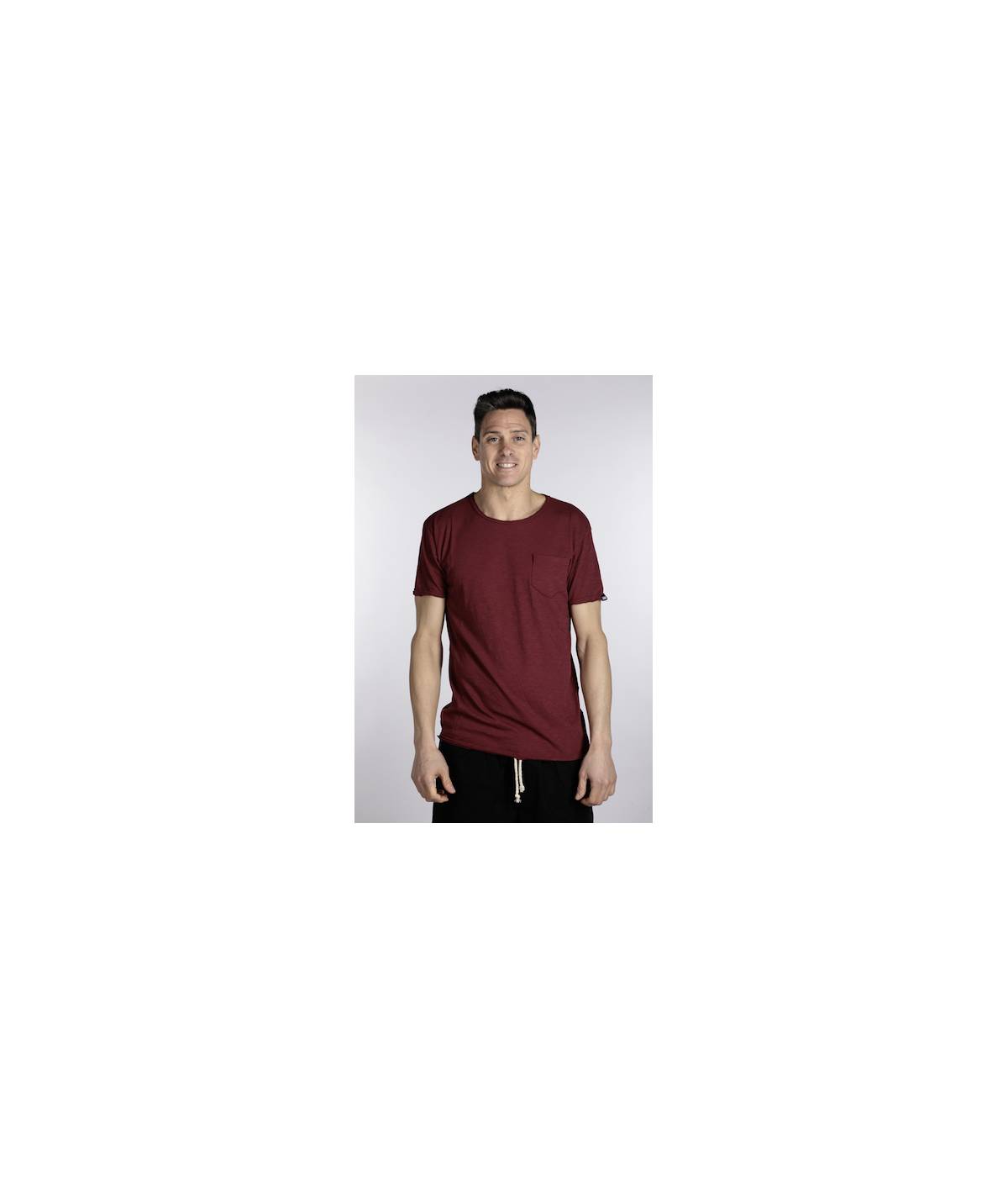 Lab84 T-SHIRT GIROCOLLO TASCHINO
