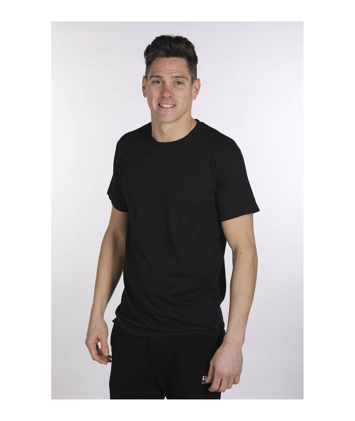 Lab84 T-SHIRT GIROCOLLO RISVOLTO Offerta esclusiva