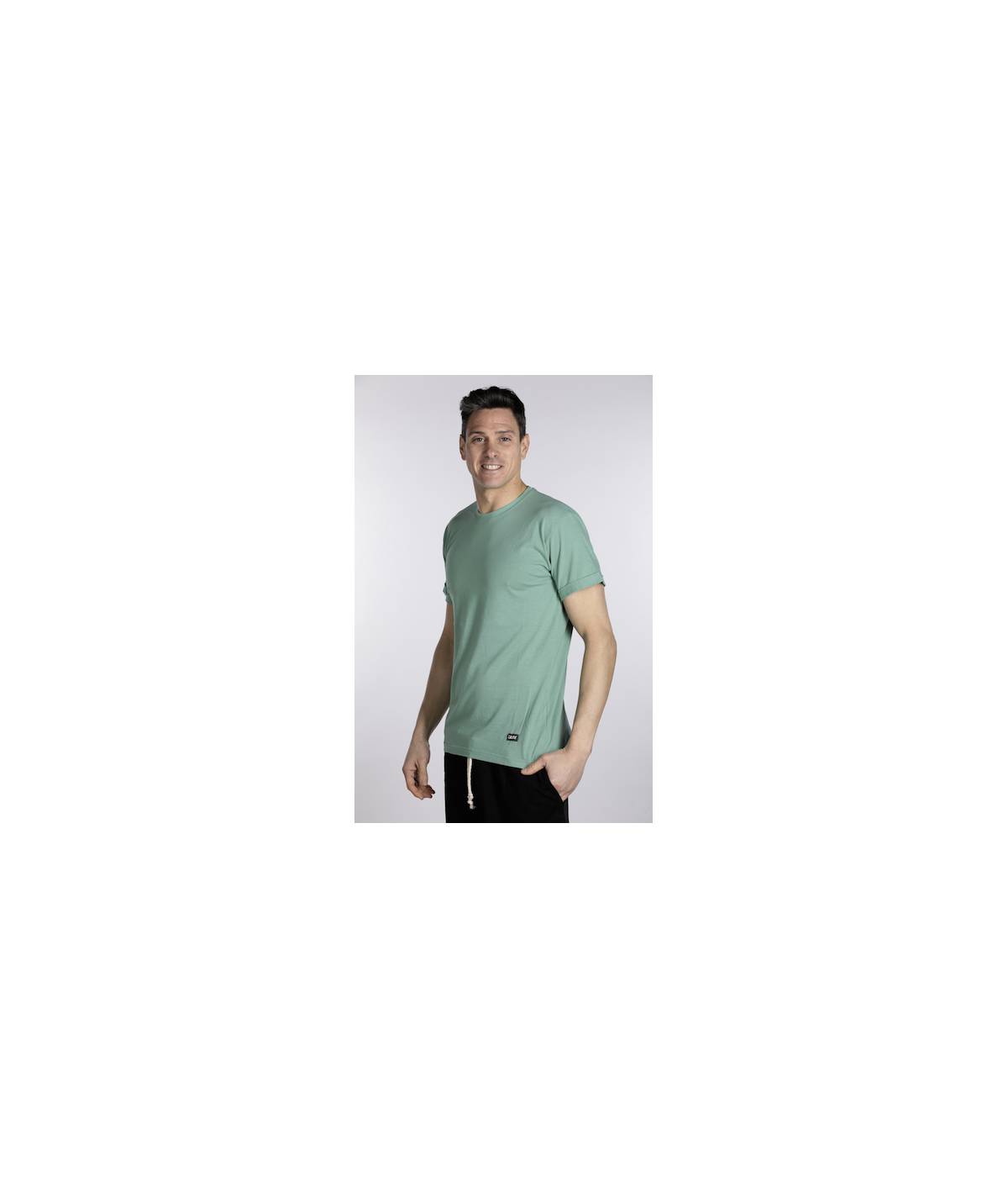 Lab84 T-SHIRT GIROCOLLO RISVOLTO Black Friday