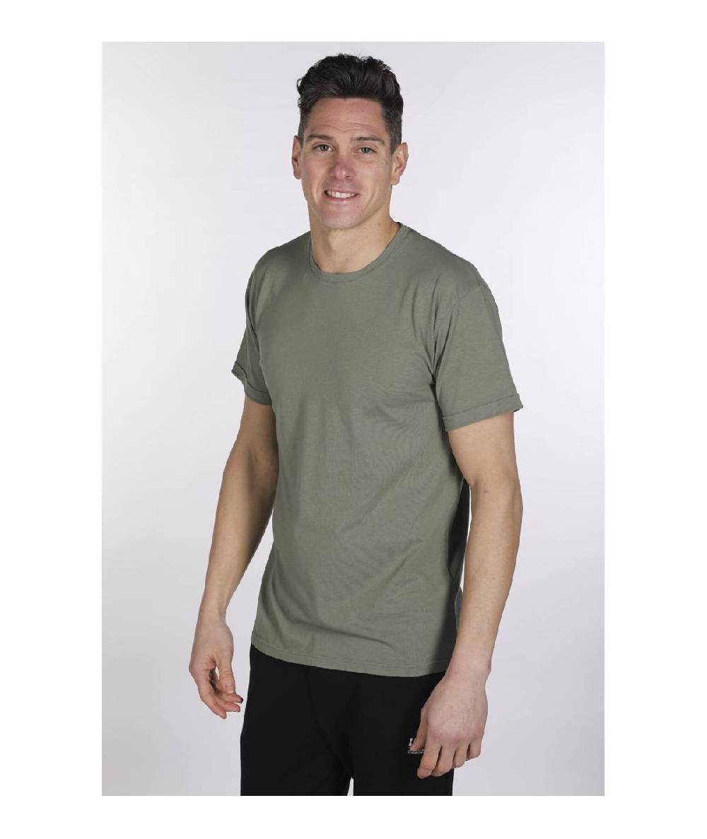 Lab84 T-SHIRT GIROCOLLO RISVOLTO Offerta Pasqua