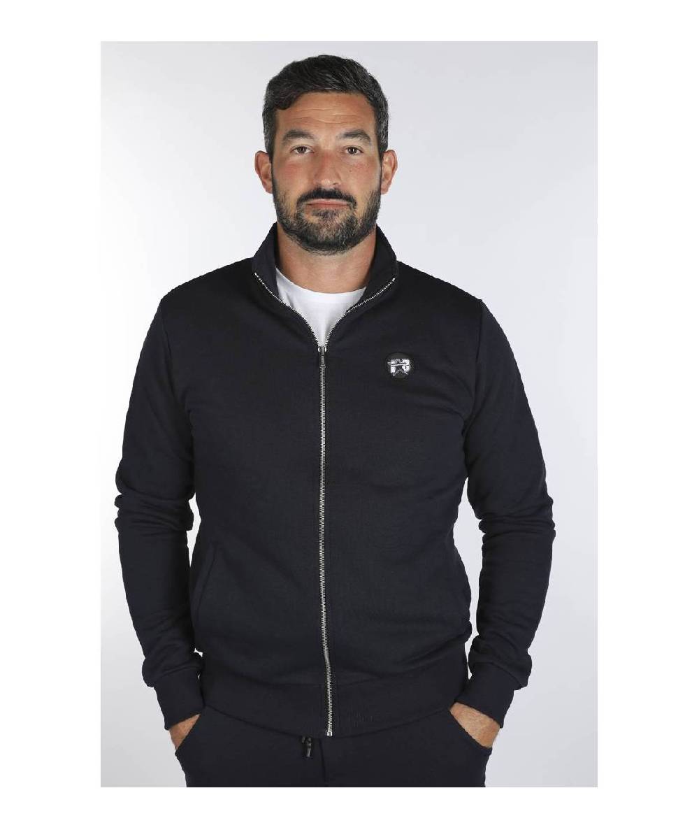 Lab84 FELPA FULL ZIP C/COLLO DRITTO E TASCHE Latest stili